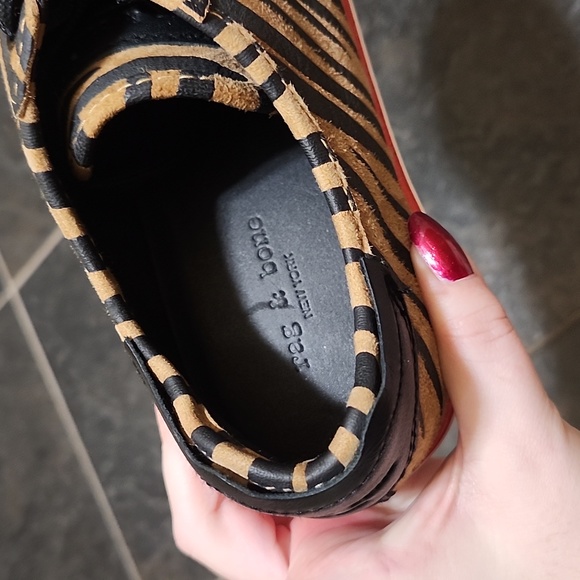 Tiger Print Rag & Bone Suede Sneaker - Picture 5 of 5